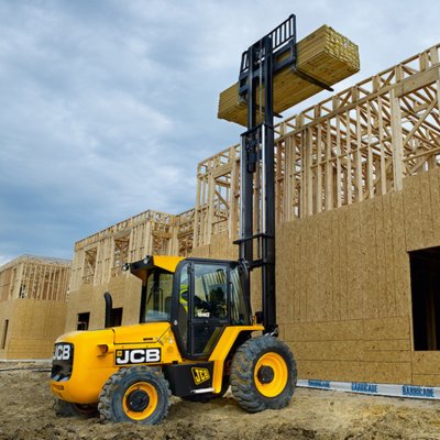Forklift unloading machinery and industrial equipment in Walthamstow