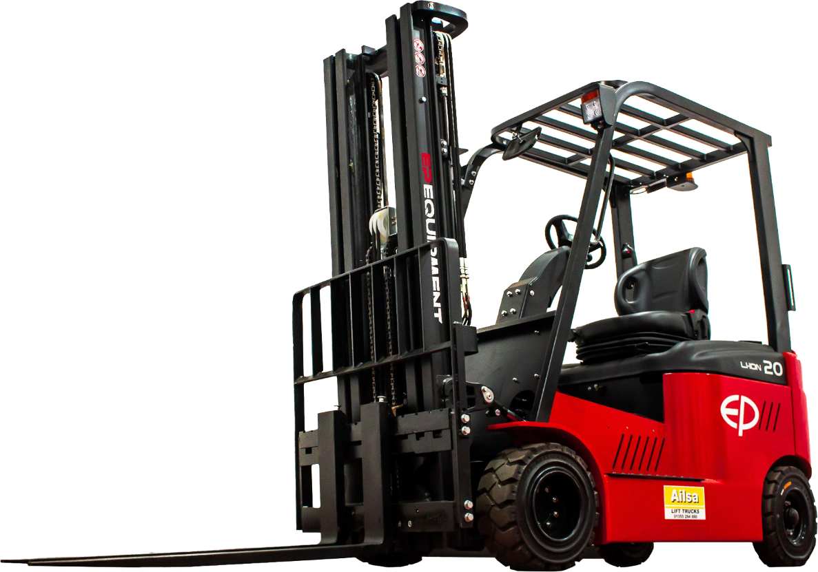 Commercial forklift unloading heavy pallets in Walthamstow
